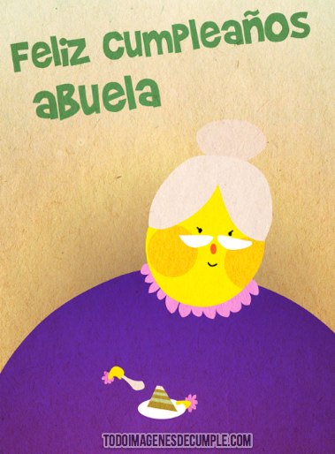 imagenes de feliz cumpleaños abuela