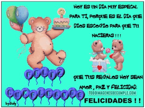 imagenes de cumpleaños con ositos