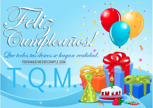 imagenes de cumpleaños con globos y regalos