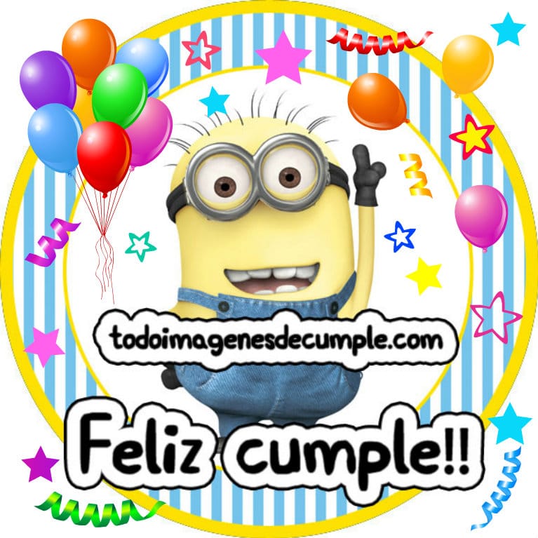 imagenes de feliz cumple con los minions