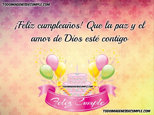 tarjeta frase corta cristiana cumple