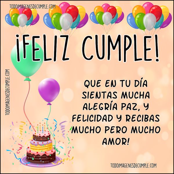 imagenes cumple mensajes