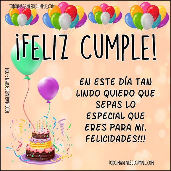 imagenes cumple mensajes
