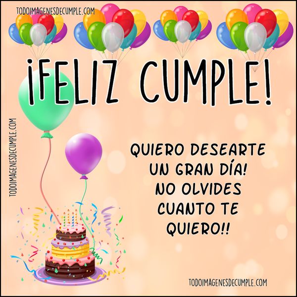 imagenes cumple mensajes
