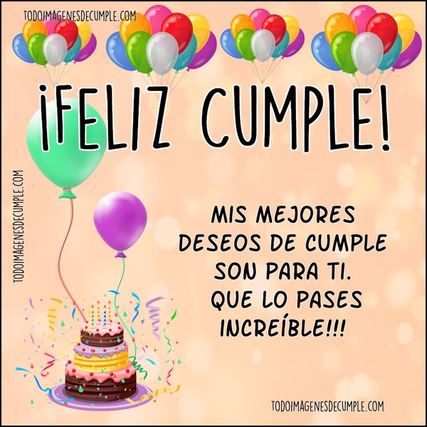 imagenes cumple mensajes