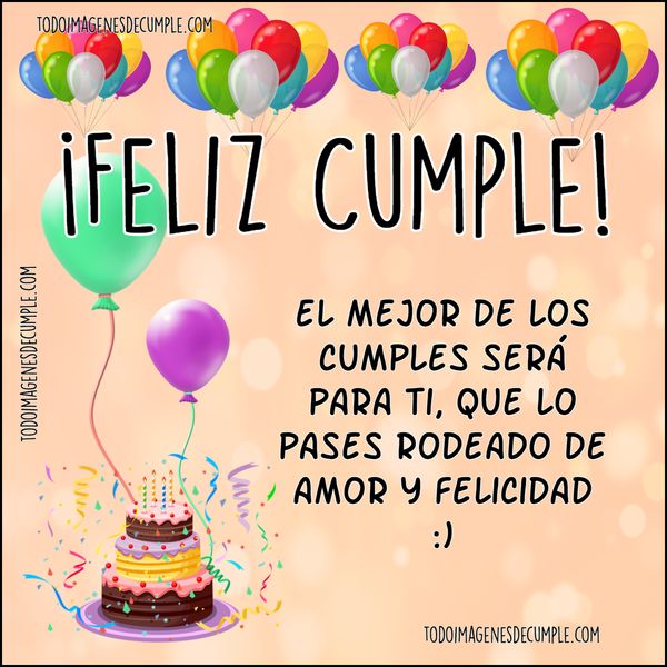 imagenes cumple mensajes