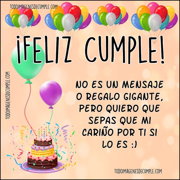 imagenes cumple mensajes