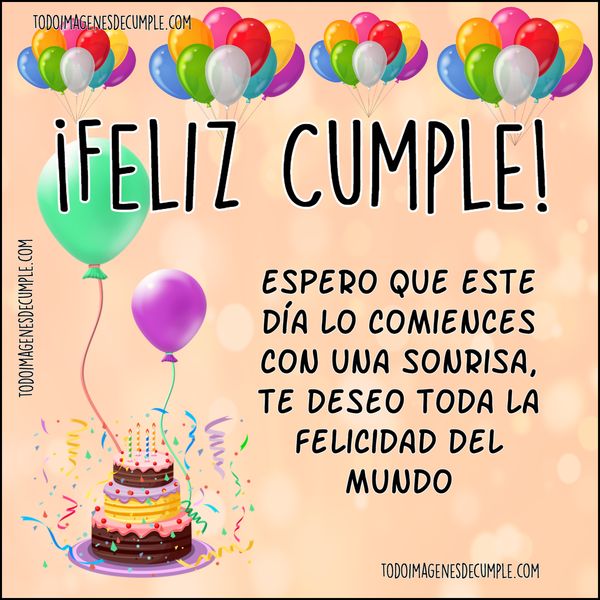 imagenes cumple mensajes